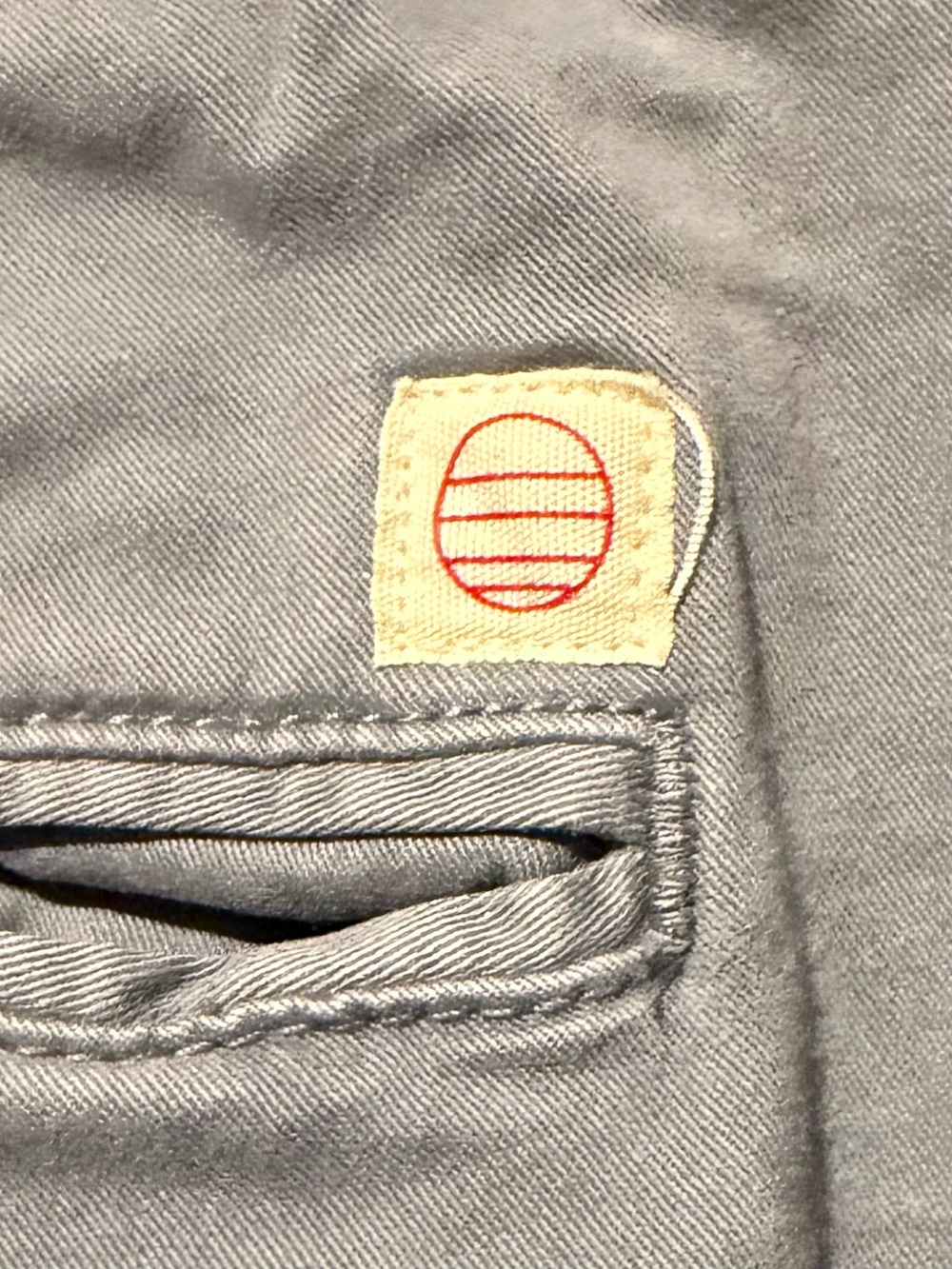Marine Layer XL elastic waistband stormy grey blue lightweight cotton